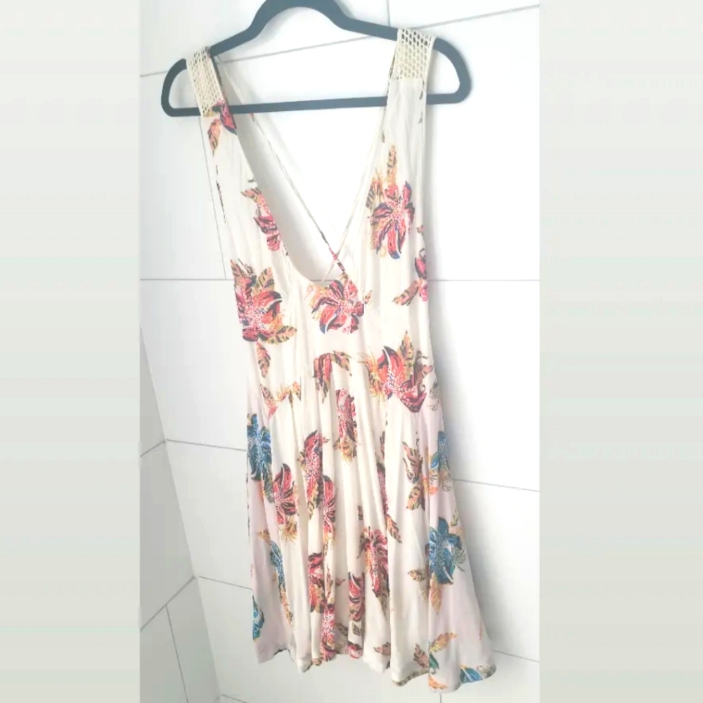 FREE PEOPLE Floral Strappy Summer Dress